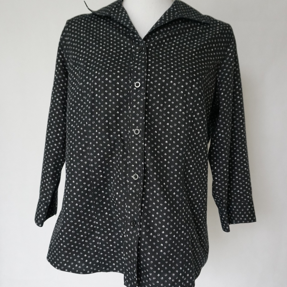 CHICO'S WOMEN'S TAILORED NON-IRON SHIRT